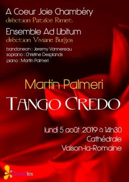 CONCERT CREDO TANGO EGLISE CHORALIES VAISON LA ROMAINE