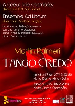 CONCERT CREDO TANGO EGLISE NOTRE DAME AIX LES BAINS