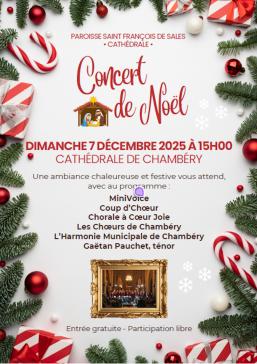 Concert de Noël à la Cathédrale de Chambéry